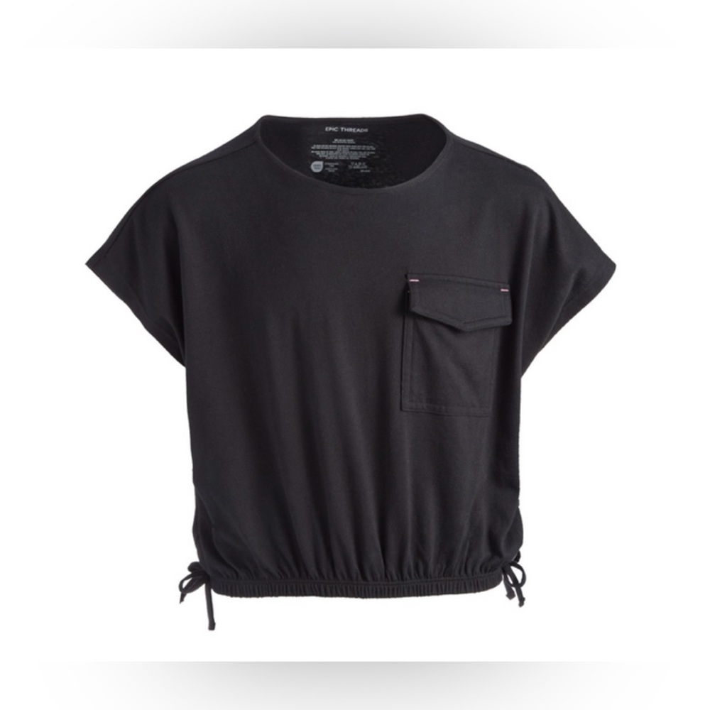 Epic Threads - Black Short Sleeve Tee for Kids